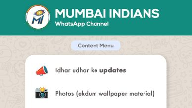 Mumbai Indians very own WhatsApp channel Aala Re Mumbai Indians