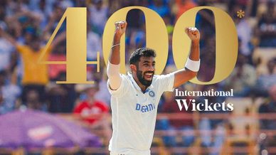 b Bumrah x 400 - BOOM BOOM scalps 400 international wickets!