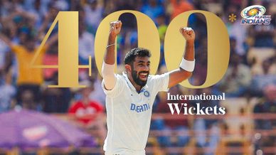 b Bumrah x 400 - BOOM BOOM scalps 400 international wickets!