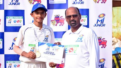 MI Junior 2025: National English School triumphant in 3-wicket thriller