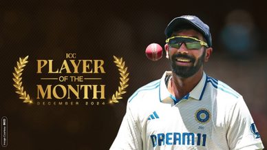 Presenting… Jasprit Bumrah, ICC Player of the Month December 2024!